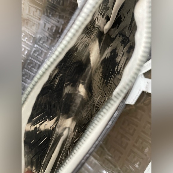 Rare Vintage Clear Black Zucca FF PVC Shopper Tote with Pouch - Picture 12 of 16